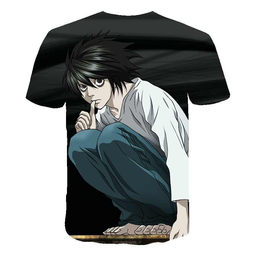 Anime DN Death Note 3D Printed T-shirt Harajuku Streetwear Men Women Fashion O-Neck Short Sleeve Oversized T Shirt HipHop Tees Tops Anime DN Death Note 3D Printed T-shirt Harajuku Streetwear Men Women Fashion O-Neck Short Sleeve Oversized T Shirt HipHop Tees Tops