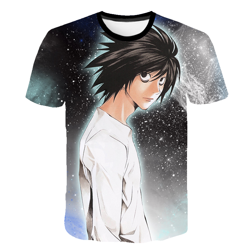 Anime DN Death Note 3D Printed T-shirt Harajuku Streetwear Men Women Fashion O-Neck Short Sleeve Oversized T Shirt HipHop Tees Tops Anime DN Death Note 3D Printed T-shirt Harajuku Streetwear Men Women Fashion O-Neck Short Sleeve Oversized T Shirt HipHop Tees Tops