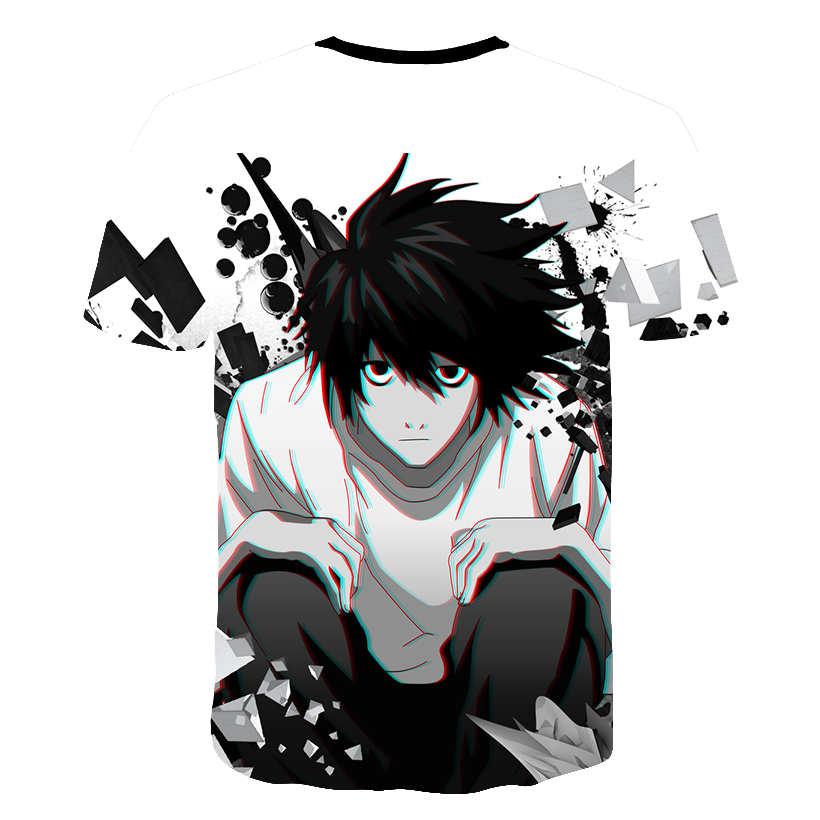 Anime DN Death Note 3D Printed T-shirt Harajuku Streetwear Men Women Fashion O-Neck Short Sleeve Oversized T Shirt HipHop Tees Tops Anime DN Death Note 3D Printed T-shirt Harajuku Streetwear Men Women Fashion O-Neck Short Sleeve Oversized T Shirt HipHop Tees Tops