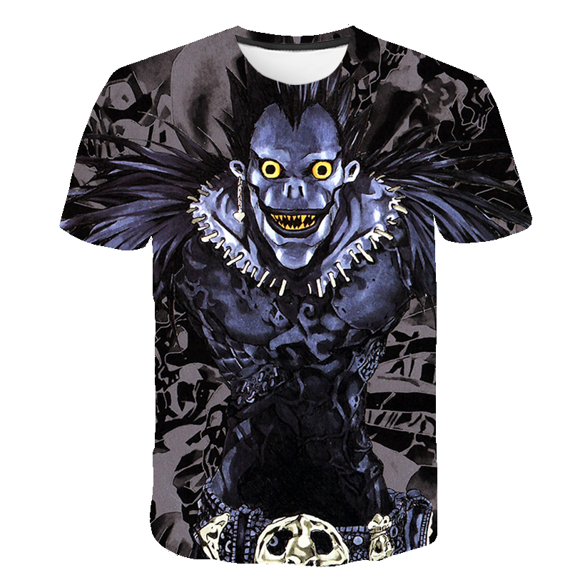 Anime DN Death Note 3D Printed T-shirt Harajuku Streetwear Men Women Fashion O-Neck Short Sleeve Oversized T Shirt HipHop Tees Tops Anime DN Death Note 3D Printed T-shirt Harajuku Streetwear Men Women Fashion O-Neck Short Sleeve Oversized T Shirt HipHop Tees Tops
