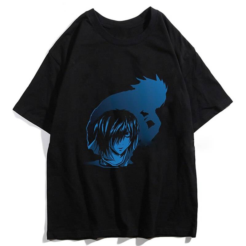 Anime DN Death Note Shinigami Noir Ryuk Kira Manga Print T-Shirt ...