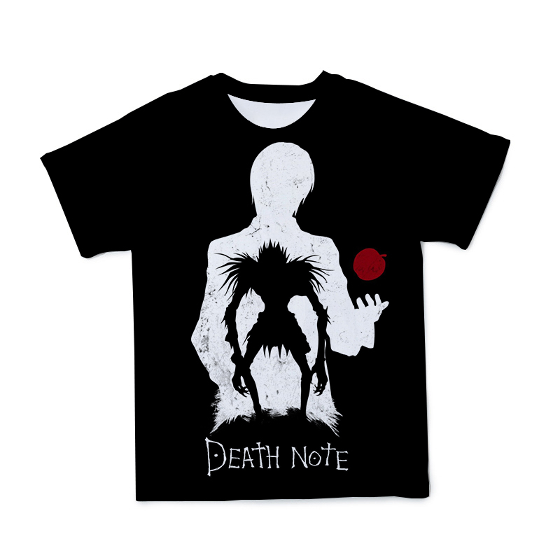 Anime DN Death Note 3D Printing Casual T-Shirt Anime DN Death Note 3D Printing Casual T-Shirt