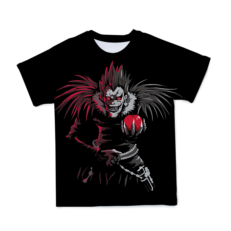 Anime DN Death Note 3D Printing Casual T-Shirt Anime DN Death Note 3D Printing Casual T-Shirt