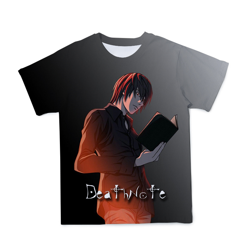 Anime DN Death Note 3D Printing Casual T-Shirt Anime DN Death Note 3D Printing Casual T-Shirt