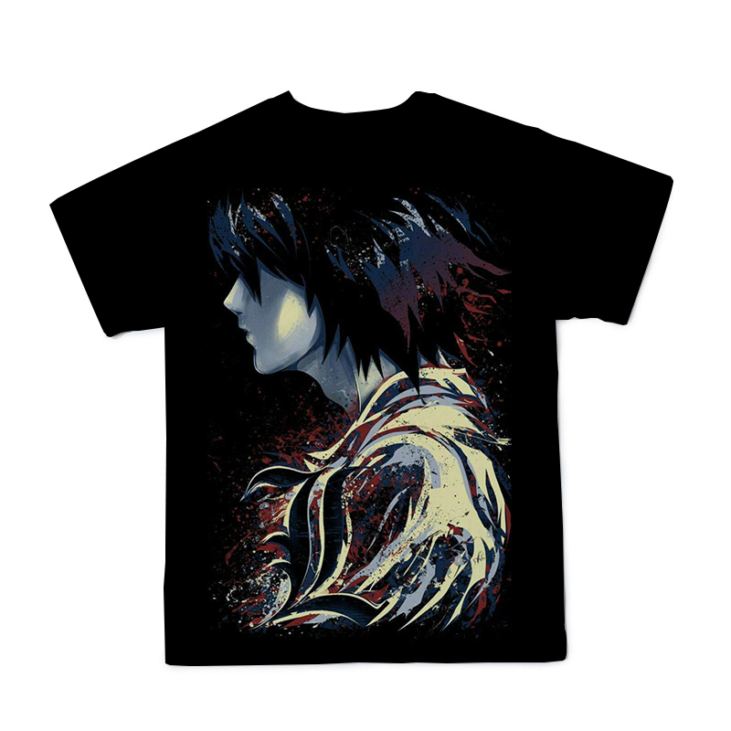 Anime DN Death Note 3D Printing Casual T-Shirt Anime DN Death Note 3D Printing Casual T-Shirt