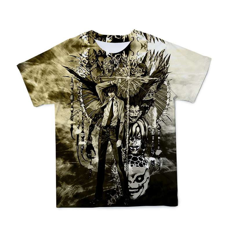 Anime DN Death Note 3D Printing Casual T-Shirt Anime DN Death Note 3D Printing Casual T-Shirt