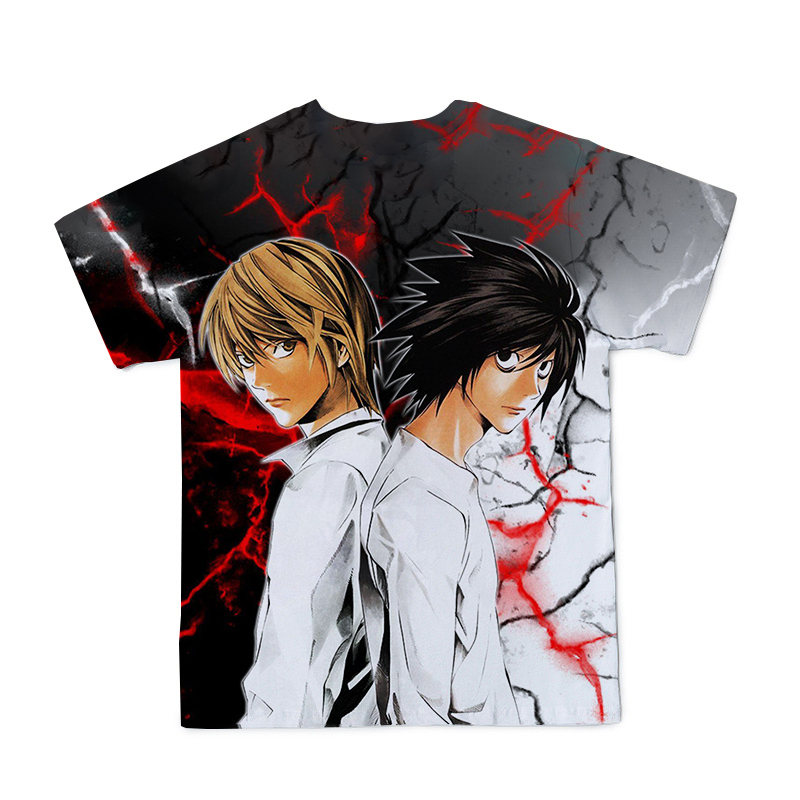 Anime DN Death Note 3D Printing Casual T-Shirt Anime DN Death Note 3D Printing Casual T-Shirt