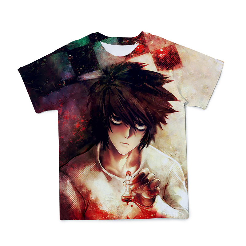 Anime DN Death Note 3D Printing Casual T-Shirt Anime DN Death Note 3D Printing Casual T-Shirt