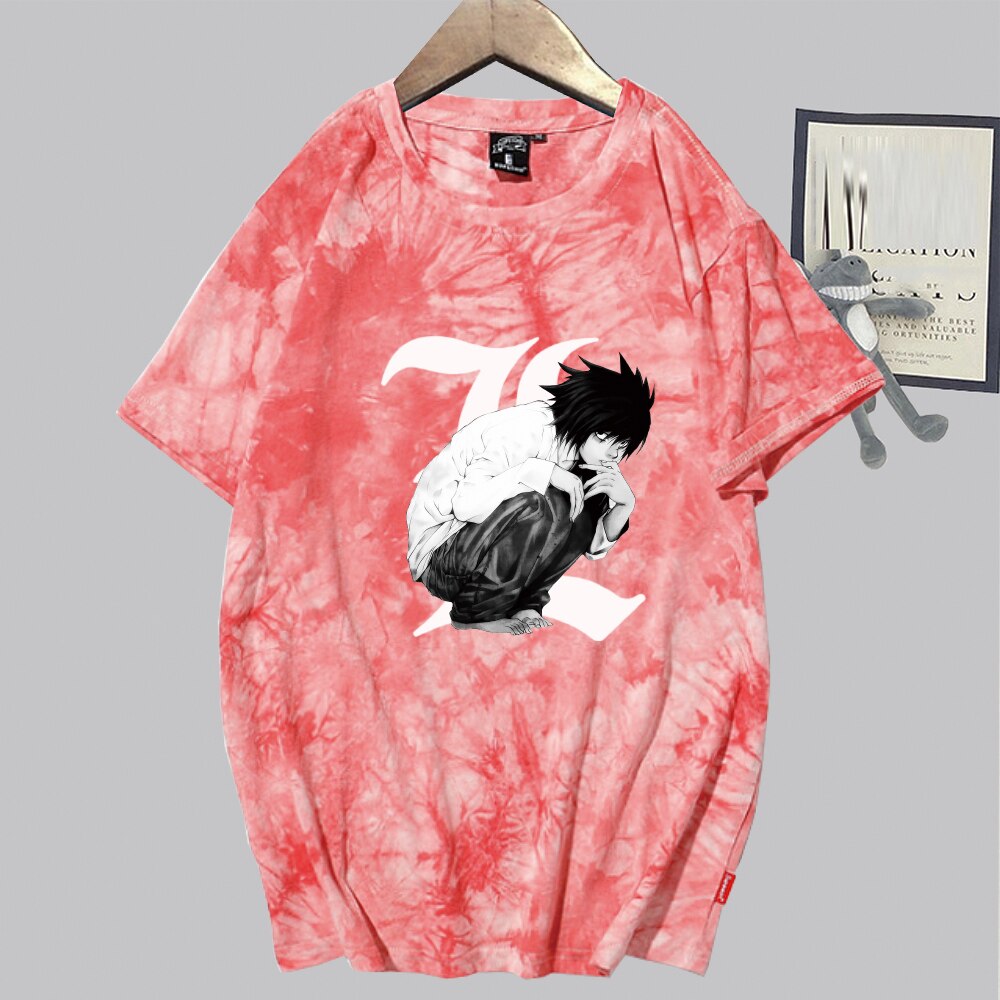 Anime DN Death Note Short Sleeve Round Neck Casual T-Shirt Anime DN Death Note Short Sleeve Round Neck Casual T-Shirt