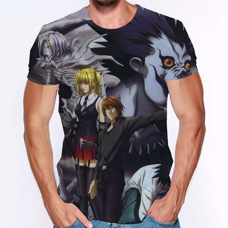 Anime DN Death Note 3D Print Casual T-Shirt
