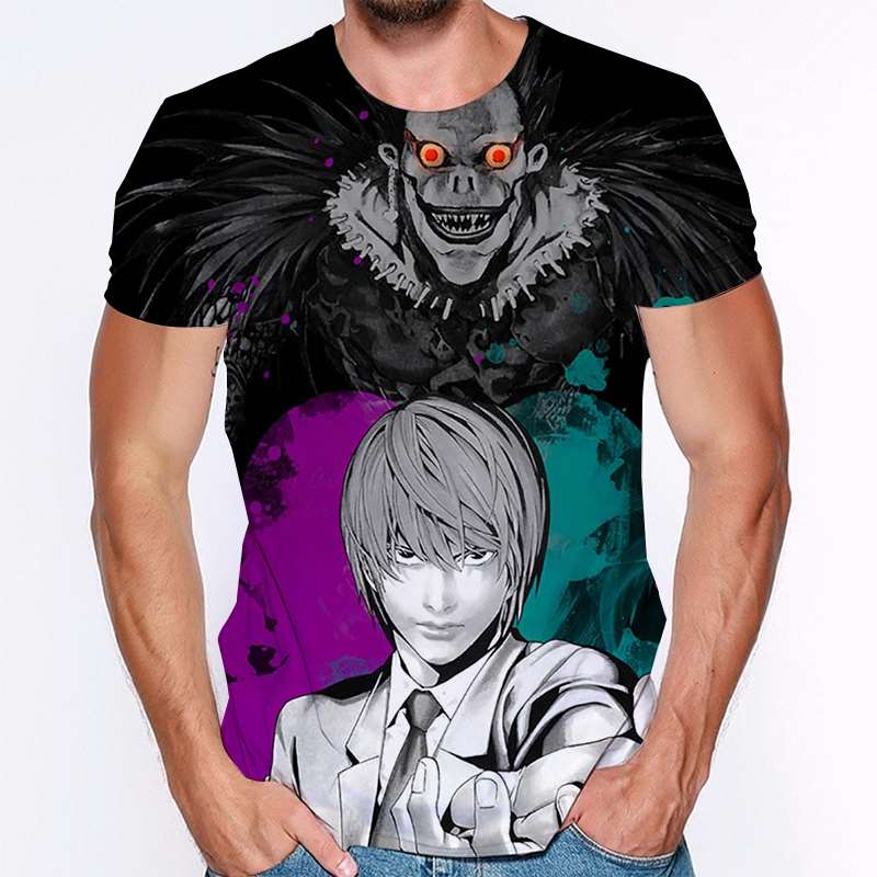 Anime DN Death Note 3D Print Casual T-Shirt