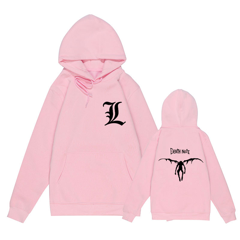 Harajuku Anime DN Death Note Autumn Winter Unisex Hoodies Japanese Printed Men's Hoodie Streetwear Casual Sweatshirts Harajuku Anime DN Death Note Autumn Winter Unisex Hoodies Japanese Printed Men's Hoodie Streetwear Casual Sweatshirts
