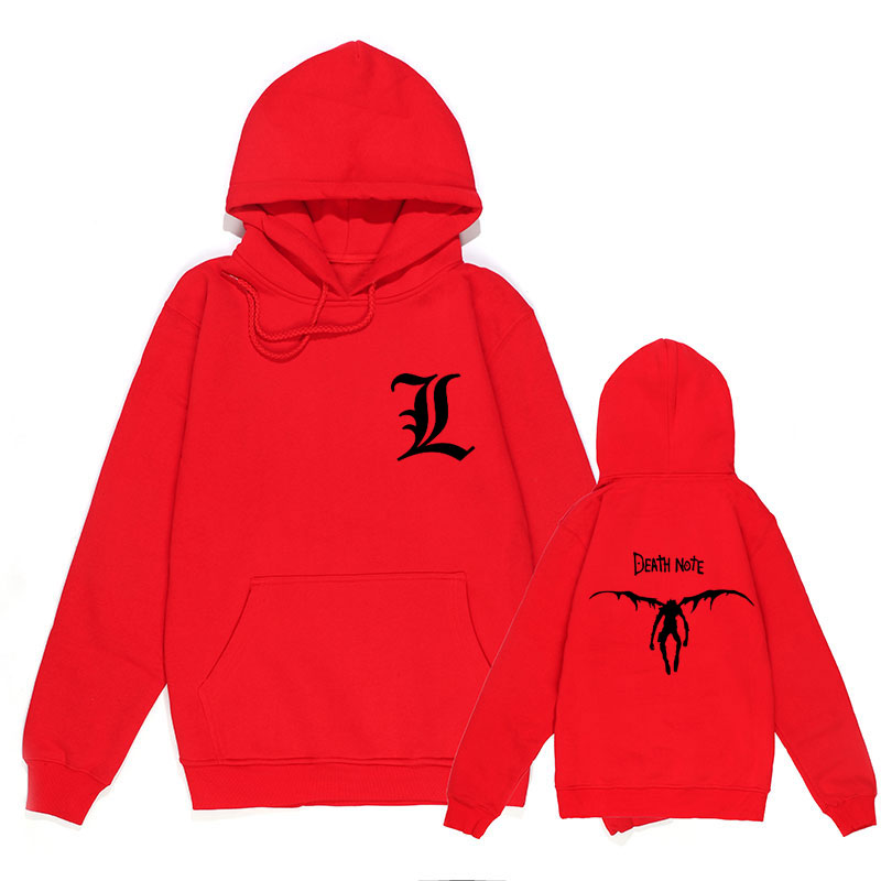 Harajuku Anime DN Death Note Autumn Winter Unisex Hoodies Japanese Printed Men's Hoodie Streetwear Casual Sweatshirts Harajuku Anime DN Death Note Autumn Winter Unisex Hoodies Japanese Printed Men's Hoodie Streetwear Casual Sweatshirts