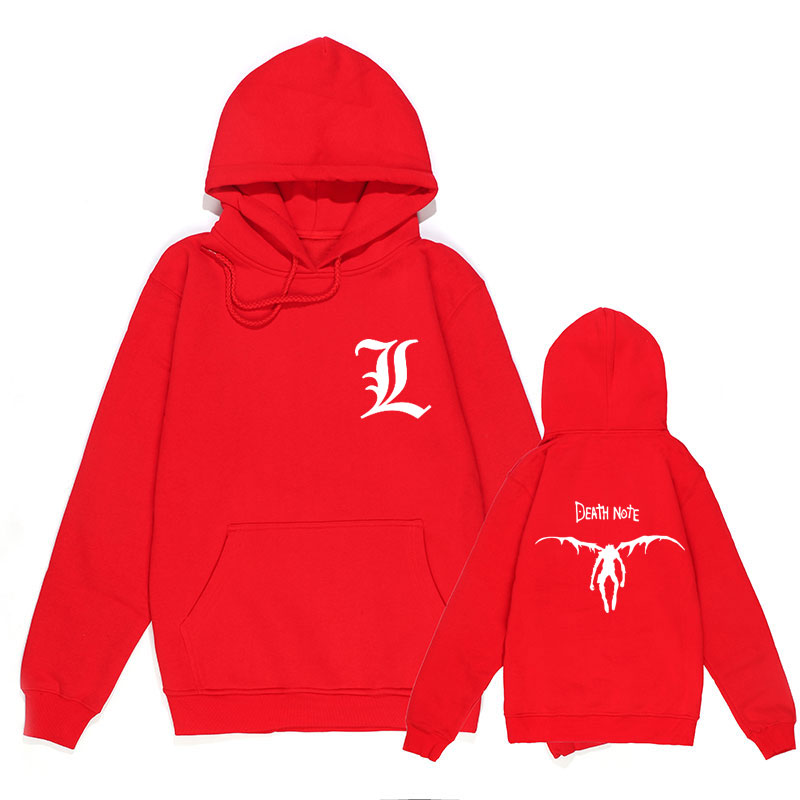 Harajuku Anime DN Death Note Autumn Winter Unisex Hoodies Japanese Printed Men's Hoodie Streetwear Casual Sweatshirts Harajuku Anime DN Death Note Autumn Winter Unisex Hoodies Japanese Printed Men's Hoodie Streetwear Casual Sweatshirts