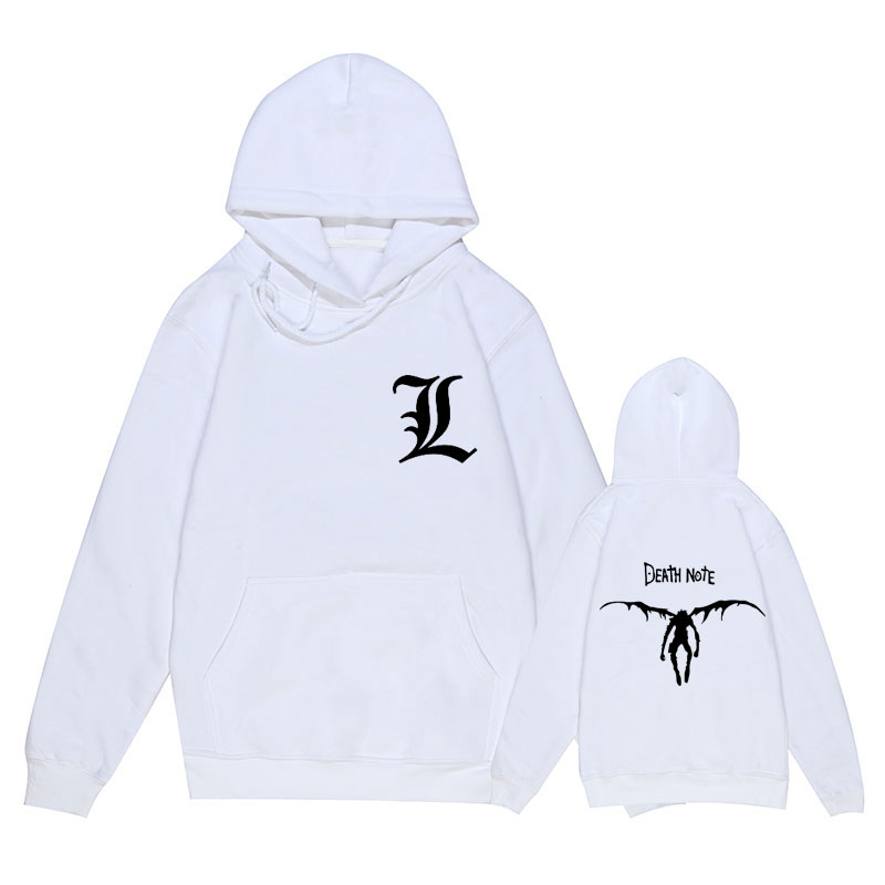 Harajuku Anime DN Death Note Autumn Winter Unisex Hoodies Japanese Printed Men's Hoodie Streetwear Casual Sweatshirts Harajuku Anime DN Death Note Autumn Winter Unisex Hoodies Japanese Printed Men's Hoodie Streetwear Casual Sweatshirts