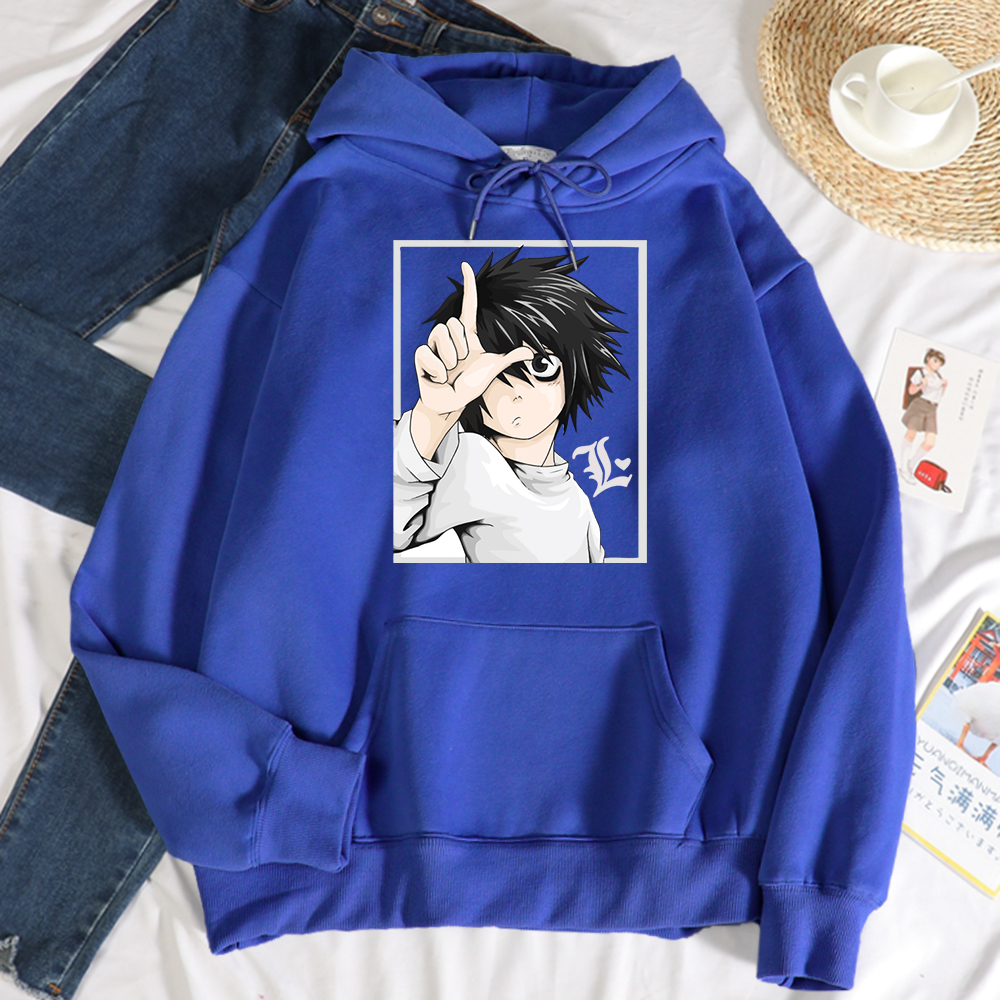 Japanese Anime DN Death Note Cool Women Hoodie Harajuku Fleece Sweatshirt Crewneck Creativity Clothing Casual Loose Hoodies Female Japanese Anime DN Death Note Cool Women Hoodie Harajuku Fleece Sweatshirt Crewneck Creativity Clothing Casual Loose Hoodies Female