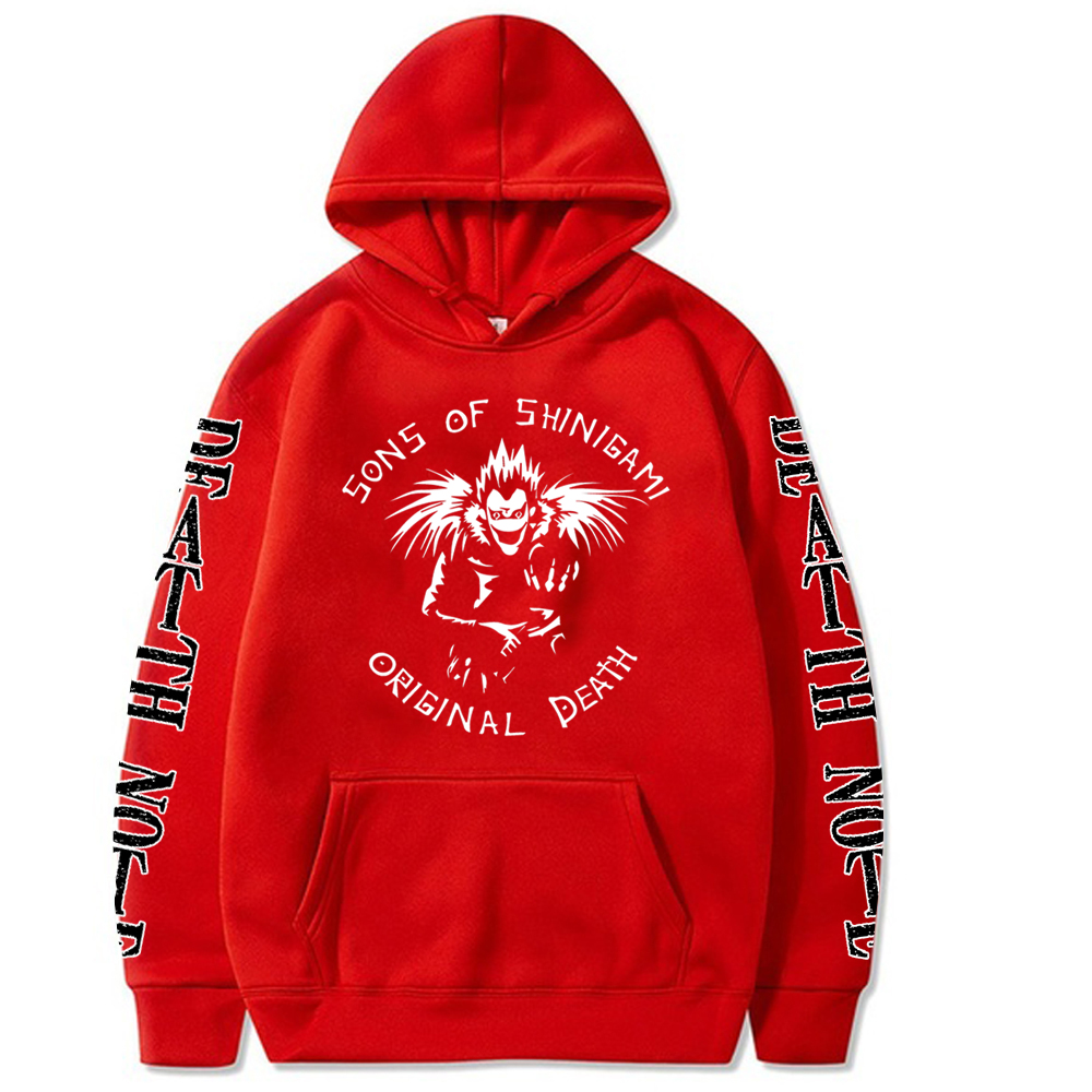 Anime DN Death Note Hoodies Men's Casual Fashion Sweatshirts Japan Hoodie Streetwear Male Anime DN Death Note Hoodies Men's Casual Fashion Sweatshirts Japan Hoodie Streetwear Male