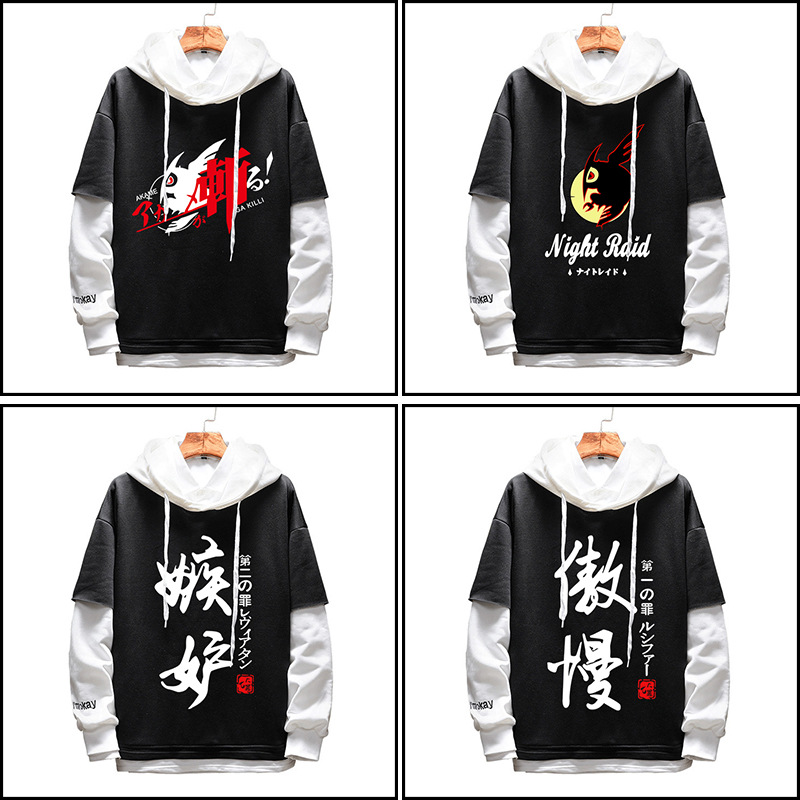 Anime DN Death Note Cosplay Sweatshirts Meliodas Hoodies 3D Men Women Yagami Light Hoodie Clothing Fake Hip Hop Two Piece