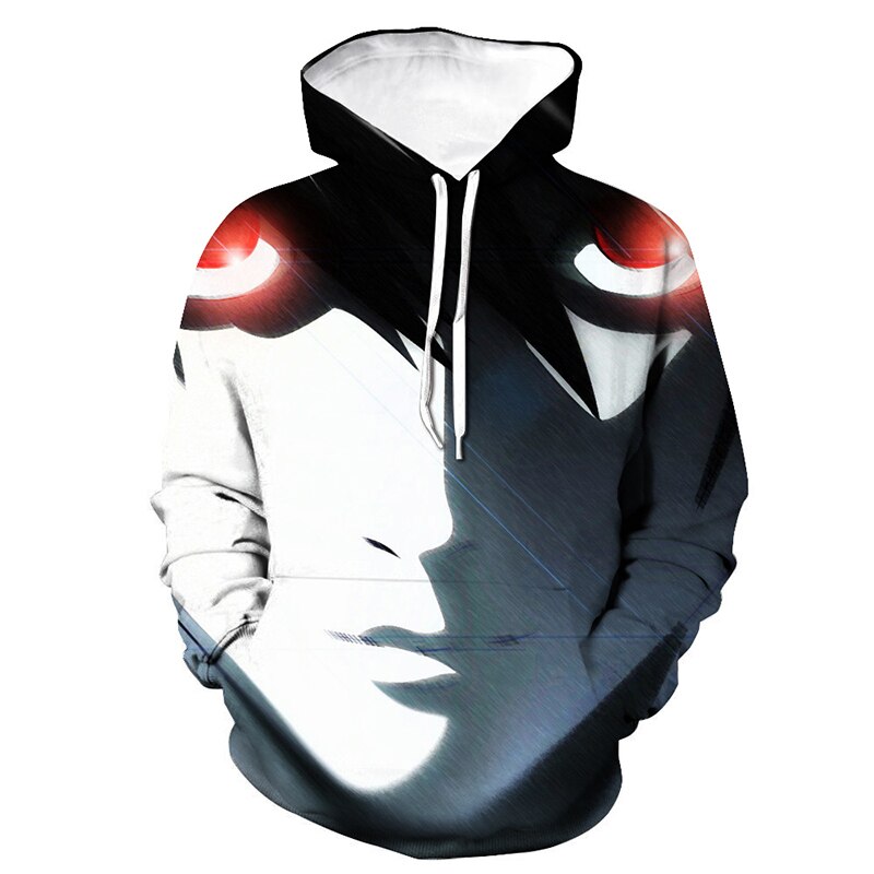 Spring Casual Hoodies Anime DN Death Note 3D Printed Hooded Sweatshirt Style Cosplay Pullover Men Women Hip Hop Hoodie Top Clothing