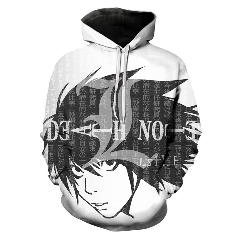 Anime DN Death Note Hoodies Hooded Sweatshirt Men Women Cosplay Sports Pullover Hoodie Spring Fashion Hip Hop Top Male Anime DN Death Note Hoodies Hooded Sweatshirt Men Women Cosplay Sports Pullover Hoodie Spring Fashion Hip Hop Top Male