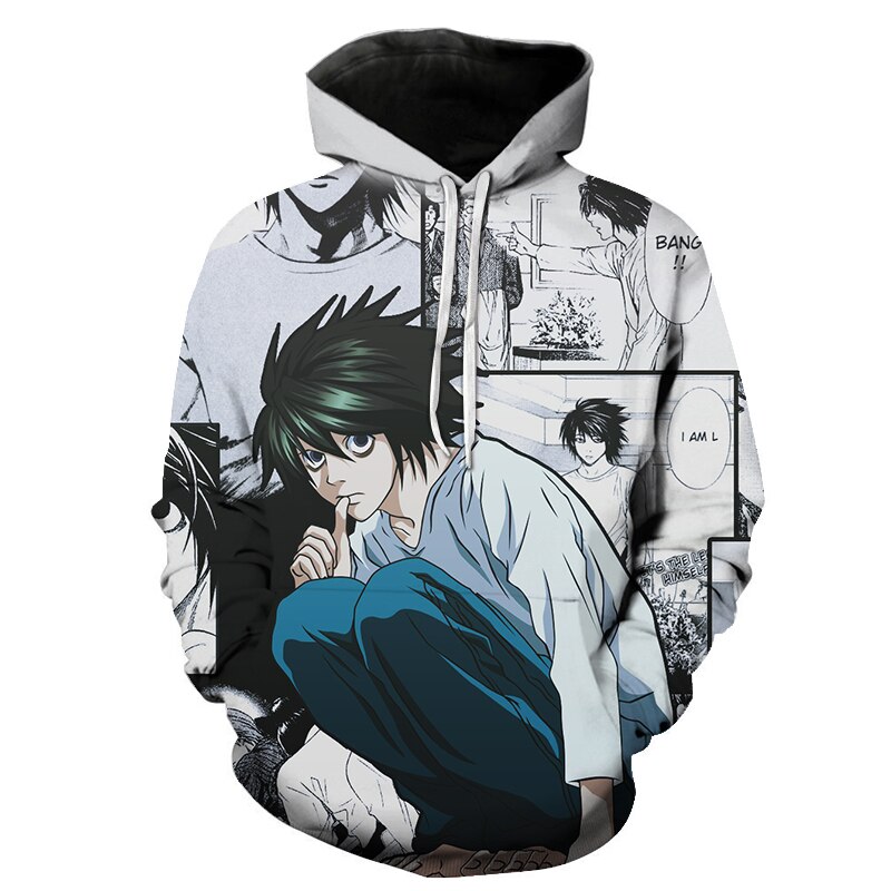Anime DN Death Note Hoodies Hooded Sweatshirt Men Women Cosplay Sports Pullover Hoodie Spring Fashion Hip Hop Top Male Anime DN Death Note Hoodies Hooded Sweatshirt Men Women Cosplay Sports Pullover Hoodie Spring Fashion Hip Hop Top Male