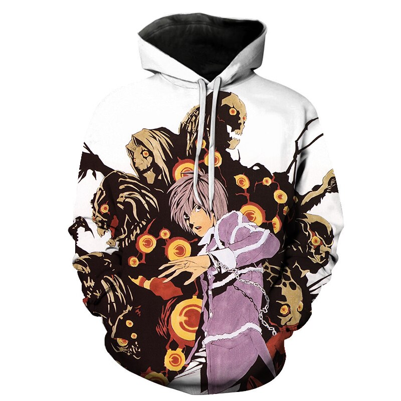 Anime DN Death Note Hoodies Hooded Sweatshirt Men Women Cosplay Sports Pullover Hoodie Spring Fashion Hip Hop Top Male Anime DN Death Note Hoodies Hooded Sweatshirt Men Women Cosplay Sports Pullover Hoodie Spring Fashion Hip Hop Top Male