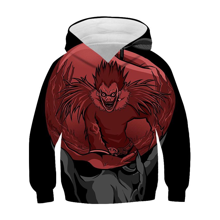 Anime DN Death Note Letter Printed 3D kid Hoodies Harajuku Hip Hop Streetwear Men Women Hooded Sweatshirt Pullover Hoodie Tops Anime DN Death Note Letter Printed 3D kid Hoodies Harajuku Hip Hop Streetwear Men Women Hooded Sweatshirt Pullover Hoodie Tops