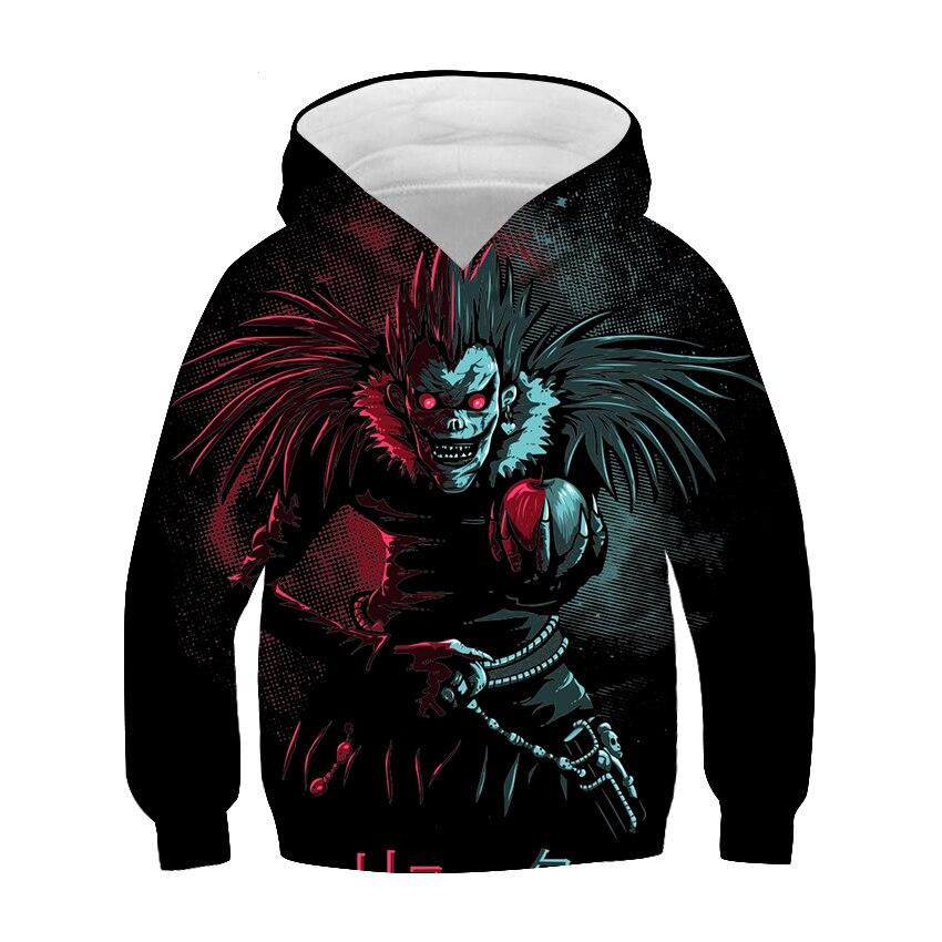 Anime DN Death Note Letter Printed 3D kid Hoodies Harajuku Hip Hop Streetwear Men Women Hooded Sweatshirt Pullover Hoodie Tops Anime DN Death Note Letter Printed 3D kid Hoodies Harajuku Hip Hop Streetwear Men Women Hooded Sweatshirt Pullover Hoodie Tops