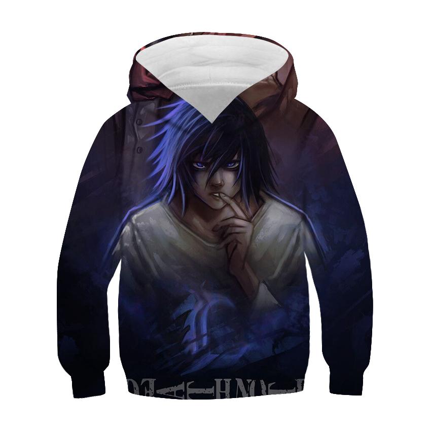 Anime DN Death Note Letter Printed 3D kid Hoodies Harajuku Hip Hop Streetwear Men Women Hooded Sweatshirt Pullover Hoodie Tops Anime DN Death Note Letter Printed 3D kid Hoodies Harajuku Hip Hop Streetwear Men Women Hooded Sweatshirt Pullover Hoodie Tops