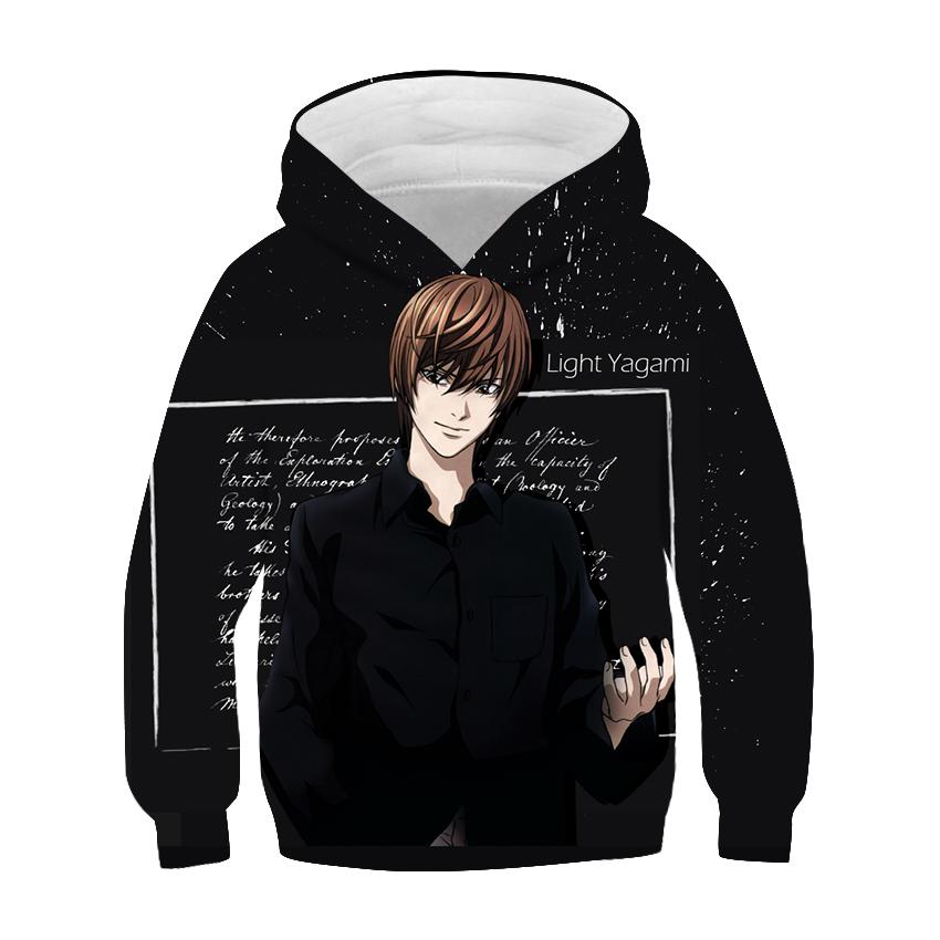 Anime DN Death Note Letter Printed 3D kid Hoodies Harajuku Hip Hop Streetwear Men Women Hooded Sweatshirt Pullover Hoodie Tops Anime DN Death Note Letter Printed 3D kid Hoodies Harajuku Hip Hop Streetwear Men Women Hooded Sweatshirt Pullover Hoodie Tops