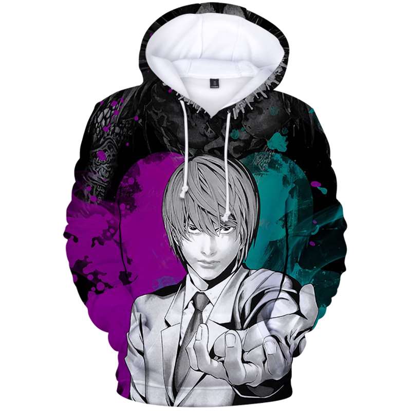 New Anime DN Death Note 3d Print Men Hoodies 2021 Hot Sale Hoodie Women Fashion Plus Size Sweatshirts Cosplay Anime DN Death Note Hooded