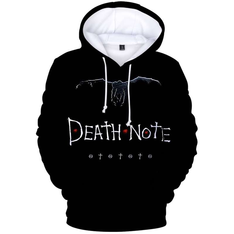 New Anime DN Death Note 3d Print Men Hoodies 2021 Hot Sale Hoodie Women Fashion Plus Size Sweatshirts Cosplay Anime DN Death Note Hooded