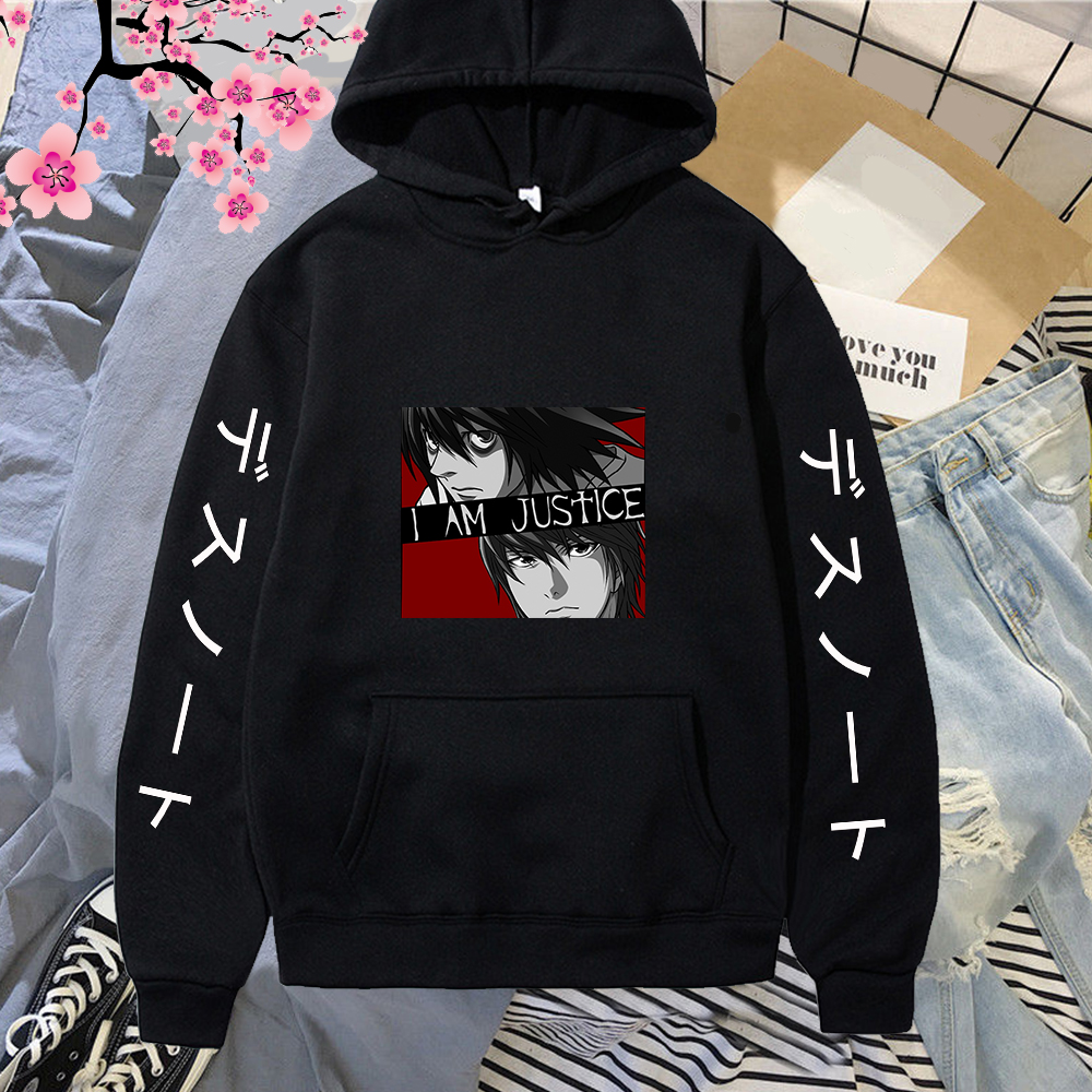 Anime Death Note Casual Harajuku Hooded - Death Note Merchandise ...