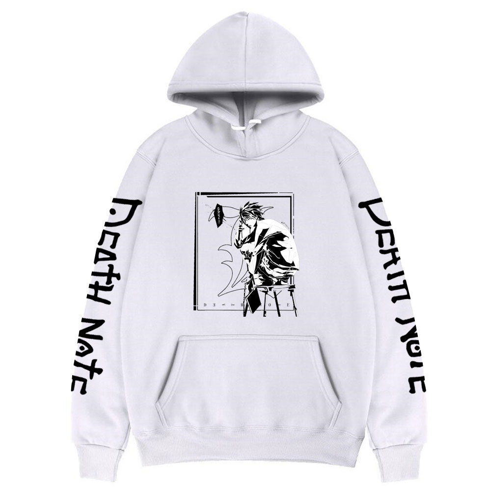Harajuku Anime DN Death Note Hoodie Tops Men Personality Sweatshirt Misa Ryuk Shinigami Printing Sportswear Fashion Manga Eye Hoody Harajuku Anime DN Death Note Hoodie Tops Men Personality Sweatshirt Misa Ryuk Shinigami Printing Sportswear Fashion Manga Eye Hoody