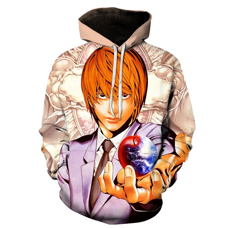 New 3D Print Hoodies Men/women Sweatshirt Anime DN Death Note Letter Long Sleeved Sweatshirts Hip Hop Style Streetwear Fashion New 3D Print Hoodies Men/women Sweatshirt Anime DN Death Note Letter Long Sleeved Sweatshirts Hip Hop Style Streetwear Fashion
