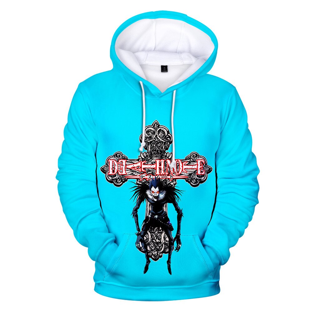 Hoodie Anime DN Death Note Solid Color Letter Print Hoodies Harajuku Streetwear Sweatshirt Boys/girls Pullover Anime DN Death Note Hoodie3D Hoodie Anime DN Death Note Solid Color Letter Print Hoodies Harajuku Streetwear Sweatshirt Boys/girls Pullover Anime DN Death Note Hoodie3D