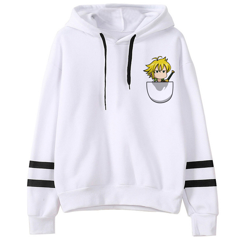 Anime DN Death Note Seven Deadly Sins Fullmetal Alchemist the Promise Neverland hoodies male Oversized men hoddies printed y2k aesthetic