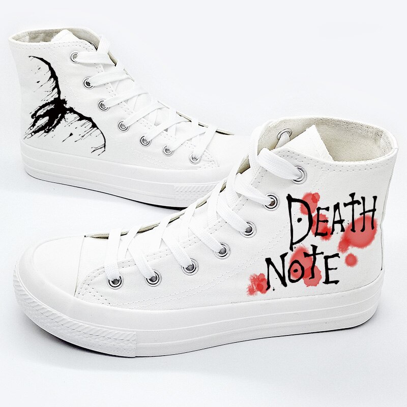 Unisex Anime DN Death Note Yagami Light L MisaMisa Casual Flat Canvas Shoes Preppy Student plimsolls duck shoes Sneakers Unisex Anime DN Death Note Yagami Light L MisaMisa Casual Flat Canvas Shoes Preppy Student plimsolls duck shoes Sneakers