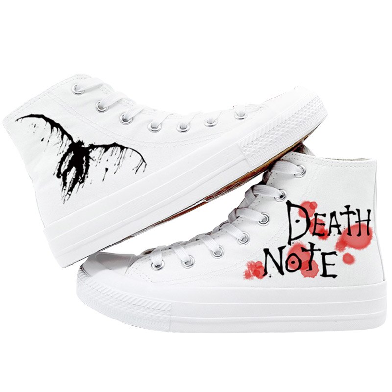 Unisex Anime DN Death Note Yagami Light L MisaMisa Casual Flat Canvas Shoes Preppy Student plimsolls duck shoes Sneakers Unisex Anime DN Death Note Yagami Light L MisaMisa Casual Flat Canvas Shoes Preppy Student plimsolls duck shoes Sneakers