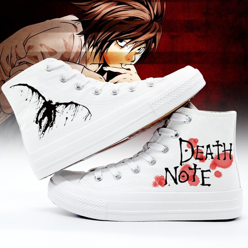Unisex Anime DN Death Note Yagami Light L MisaMisa Casual Flat Canvas Shoes Preppy Student plimsolls duck shoes Sneakers Unisex Anime DN Death Note Yagami Light L MisaMisa Casual Flat Canvas Shoes Preppy Student plimsolls duck shoes Sneakers