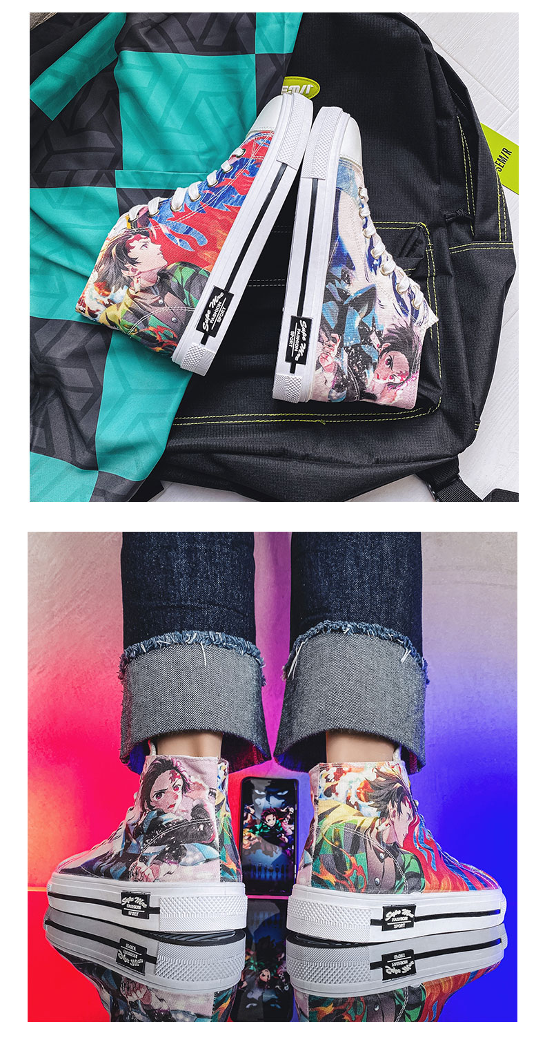 Classic Mens Shoes Casual Hip Hop Fashion Clunky Sneakers for Men Casual Shoes Mens Vulcanize Shoes High Top Big Size45 46