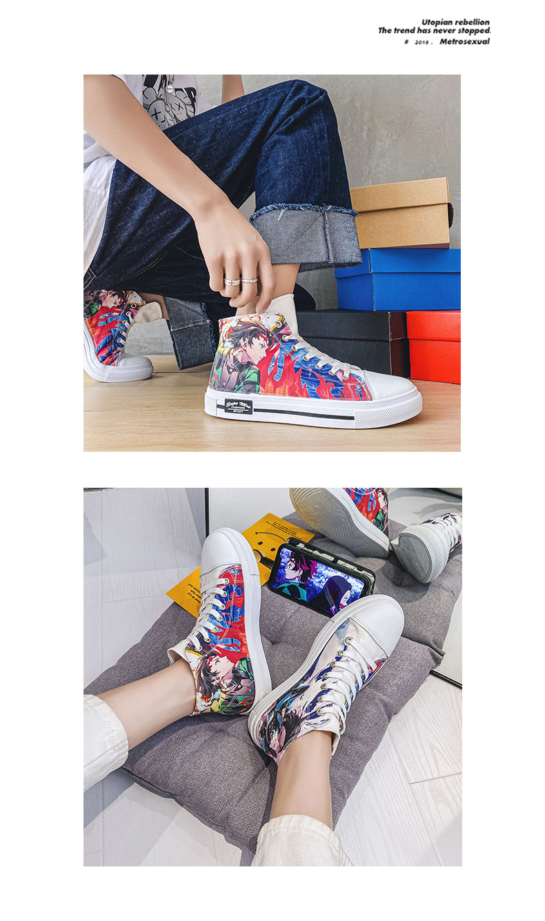 Classic Mens Shoes Casual Hip Hop Fashion Clunky Sneakers for Men Casual Shoes Mens Vulcanize Shoes High Top Big Size45 46