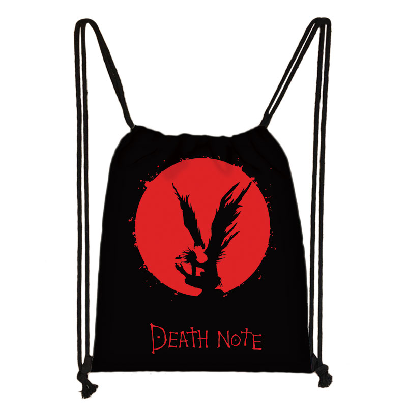 Anime DN Death Note Shinigami Ryuk Backpack Women Travel Bags Girls Daypack Japanese Manga Light Yagami L Drawstring Bag Bookbag Anime DN Death Note Shinigami Ryuk Backpack Women Travel Bags Girls Daypack Japanese Manga Light Yagami L Drawstring Bag Bookbag