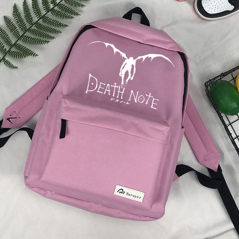 Anime DN Death Note mochilas school anime laptop travel mochilas da moda men backpack