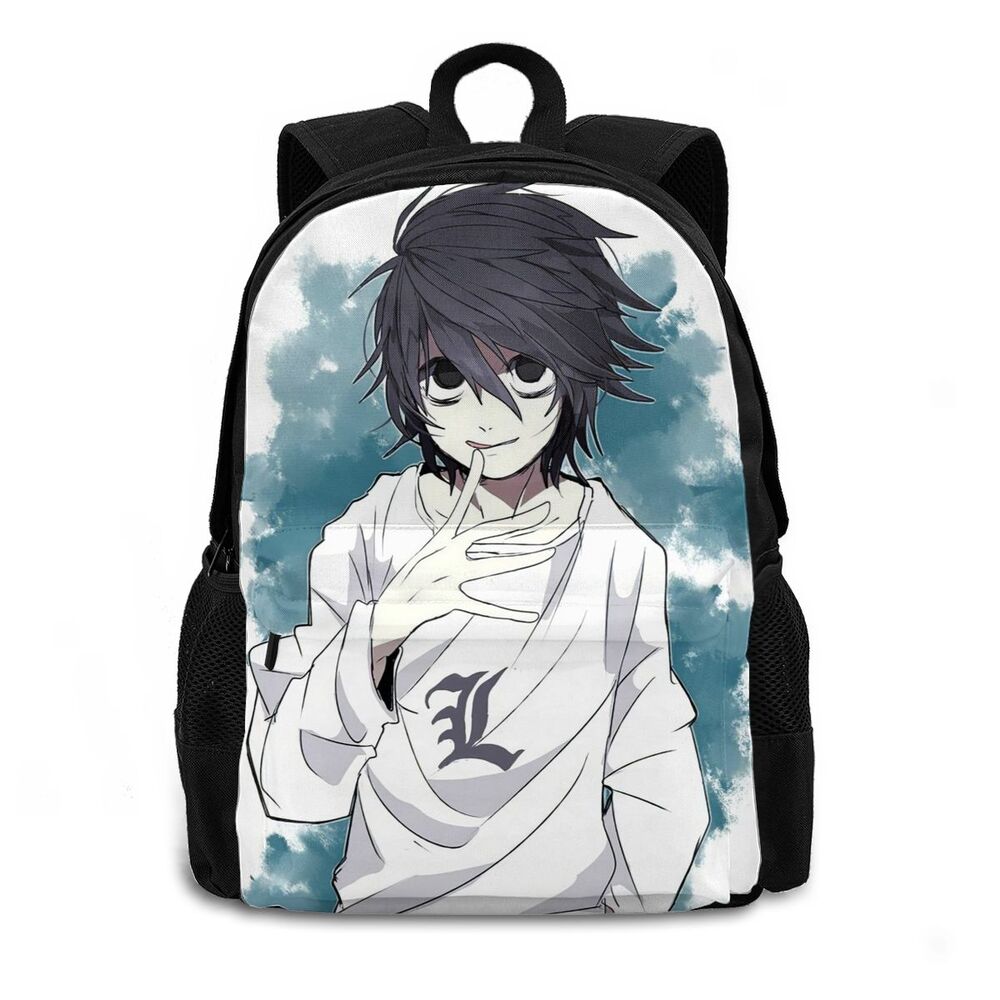 Anime DN Death Note Large Children School Backpacks Cartoon Bookbag for Boys Girls Casual Daypacks Travelling Rucksack 15.6in Anime DN Death Note Large Children School Backpacks Cartoon Bookbag for Boys Girls Casual Daypacks Travelling Rucksack 15.6in