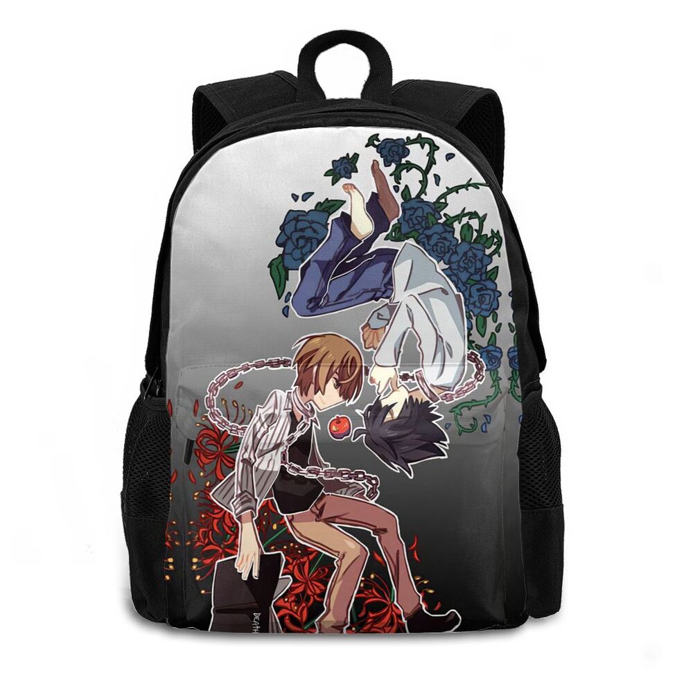 Anime DN Death Note Large Children School Backpacks Cartoon Bookbag for Boys Girls Casual Daypacks Travelling Rucksack 15.6in Anime DN Death Note Large Children School Backpacks Cartoon Bookbag for Boys Girls Casual Daypacks Travelling Rucksack 15.6in
