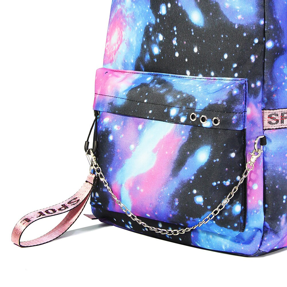 Anime DN Death Note Backpack For Teenager Kids Schoolbags Women Men With USB Charging Chain Bundle Backpack Daily Travel Bags