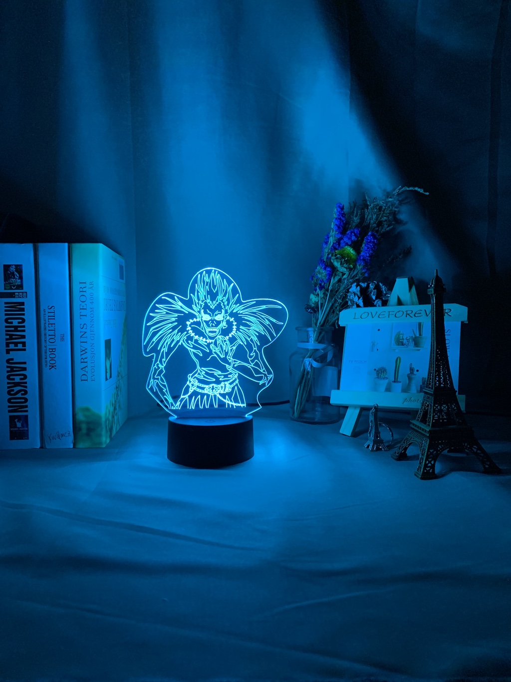 Anime DN Death Note Kids Night Light Led Color Changing Nightlight for Room Decoration Japanese Manga Gift 3d Illusion Lamp Ryuk Figure