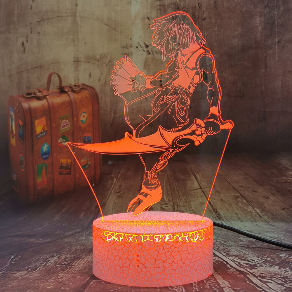 Anime DN Death Note L Lawliet Figure 3D Led Night Light for Child Room Bedside Decor Cool USB Touch Remote Table Lampara Kids Toys Anime DN Death Note L Lawliet Figure 3D Led Night Light for Child Room Bedside Decor Cool USB Touch Remote Table Lampara Kids Toys