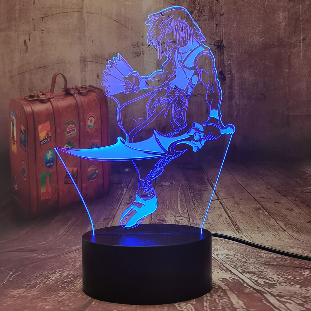 Anime DN Death Note L Lawliet Figure 3D Led Night Light for Child Room Bedside Decor Cool USB Touch Remote Table Lampara Kids Toys Anime DN Death Note L Lawliet Figure 3D Led Night Light for Child Room Bedside Decor Cool USB Touch Remote Table Lampara Kids Toys